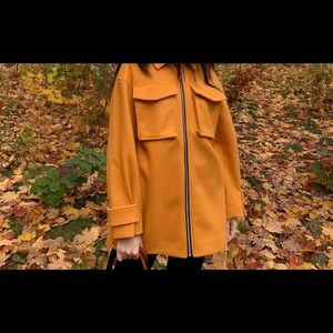 Stylish coat in orange